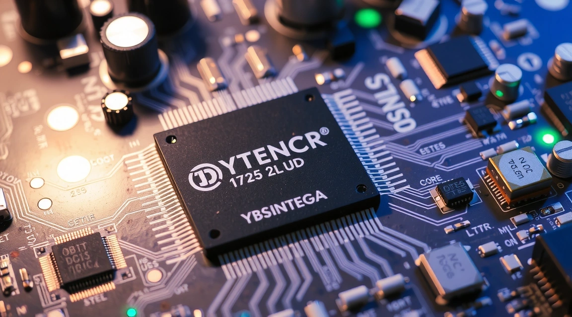 Chip elettronici e schede madri che rappresentano la tecnologia